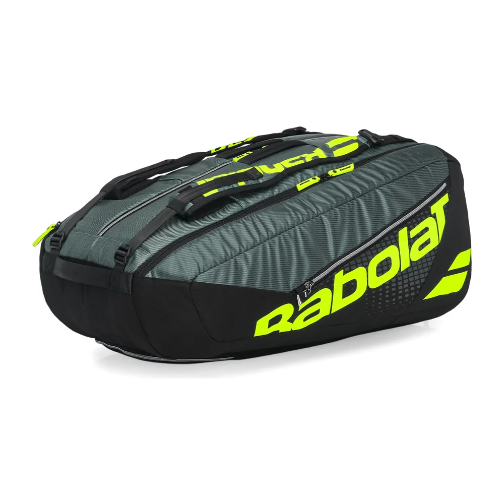 Raqueteira Babolat Pure Aero RH12 2026 Gen9 — Preto e Limão