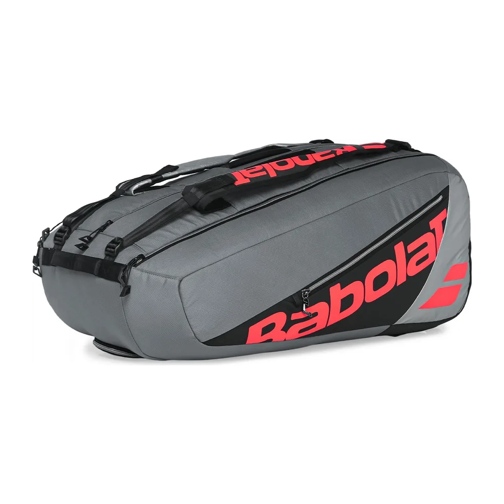 Raqueteira Babolat Pure Strike RH9 — Cinza Laranja e Preto