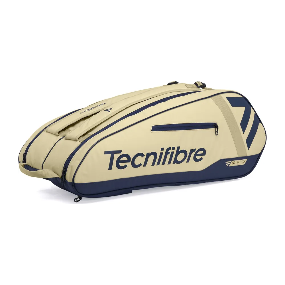 Raqueteira Tecnifibre Tour Endurance 12R — Bege e Marinho