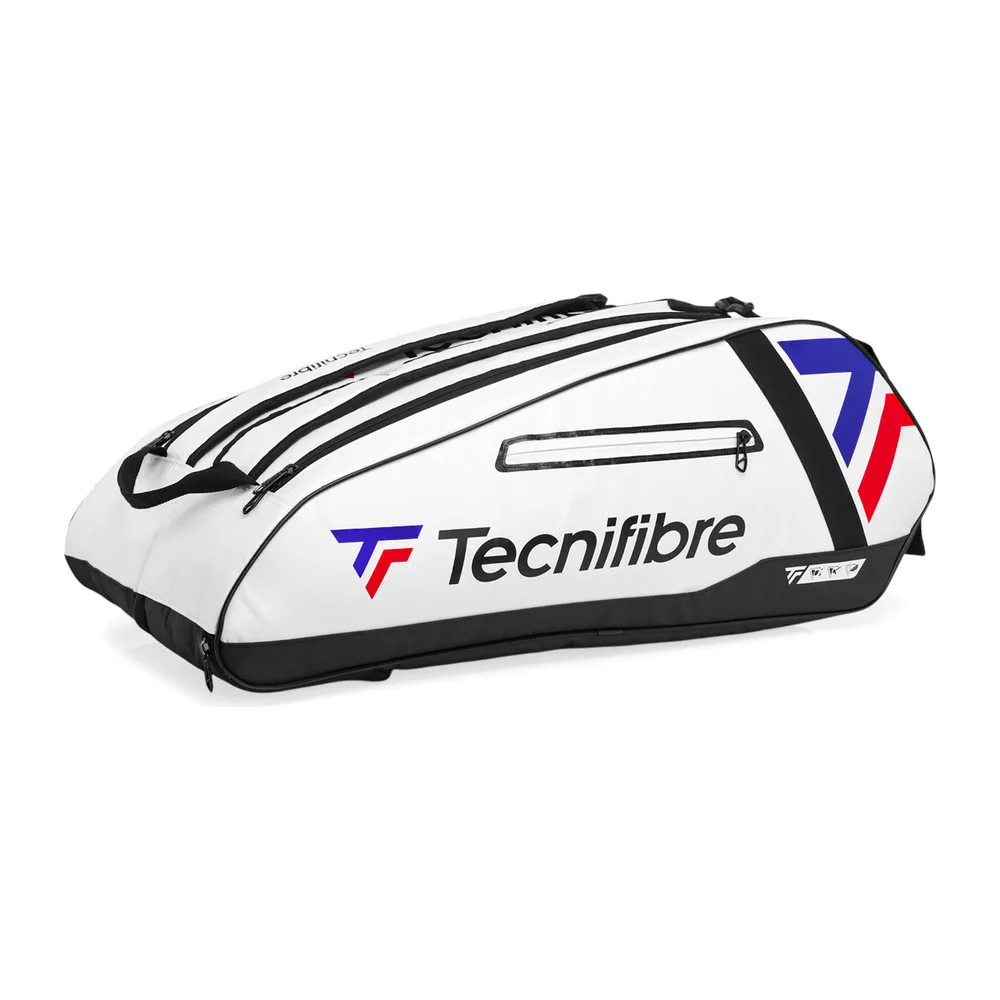 Raqueteira Tecnifibre Tour Endurance 12R — Branca e Preta