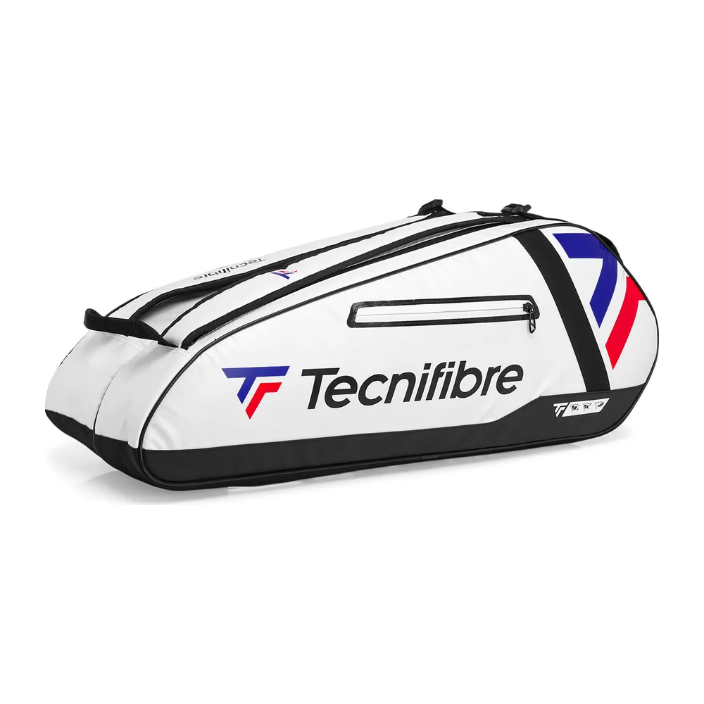 Raqueteira Tecnifibre Tour Endurance 6R — Branca e Preta