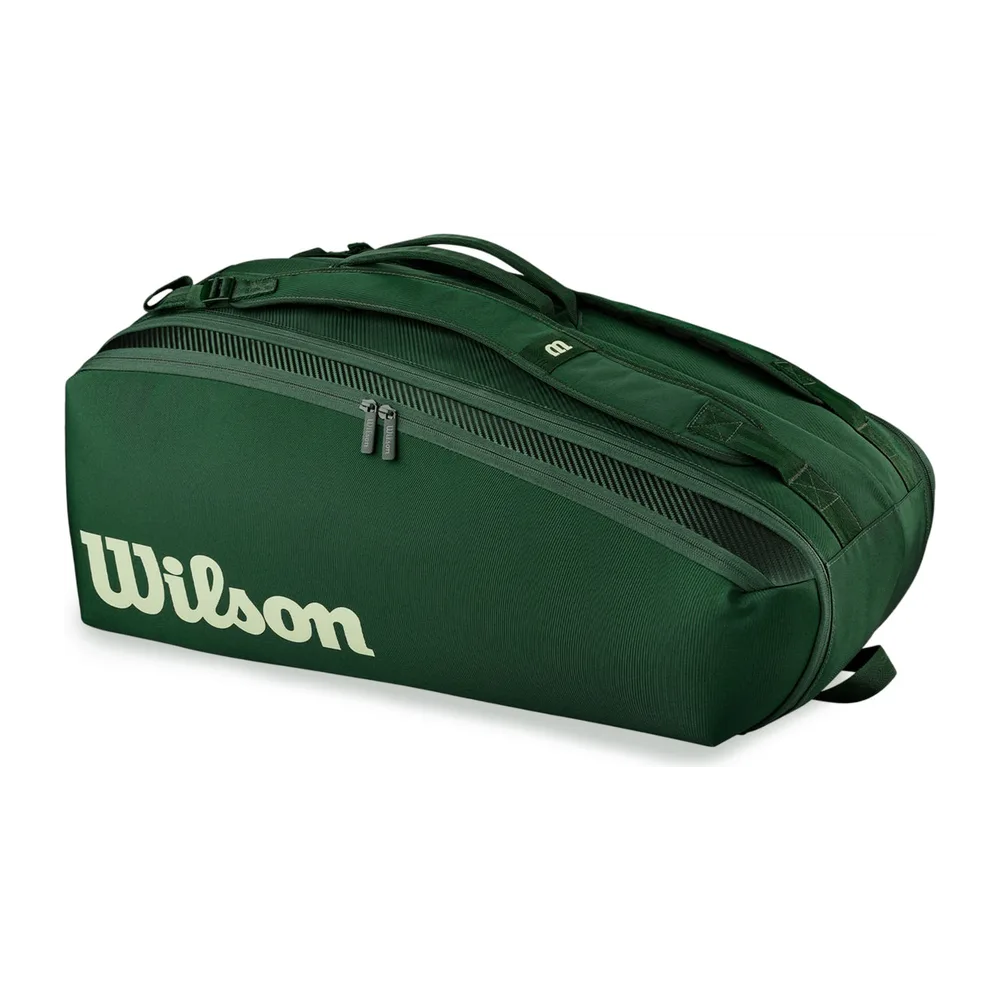 Raqueteira Wilson Blade V10 9pk — Verde