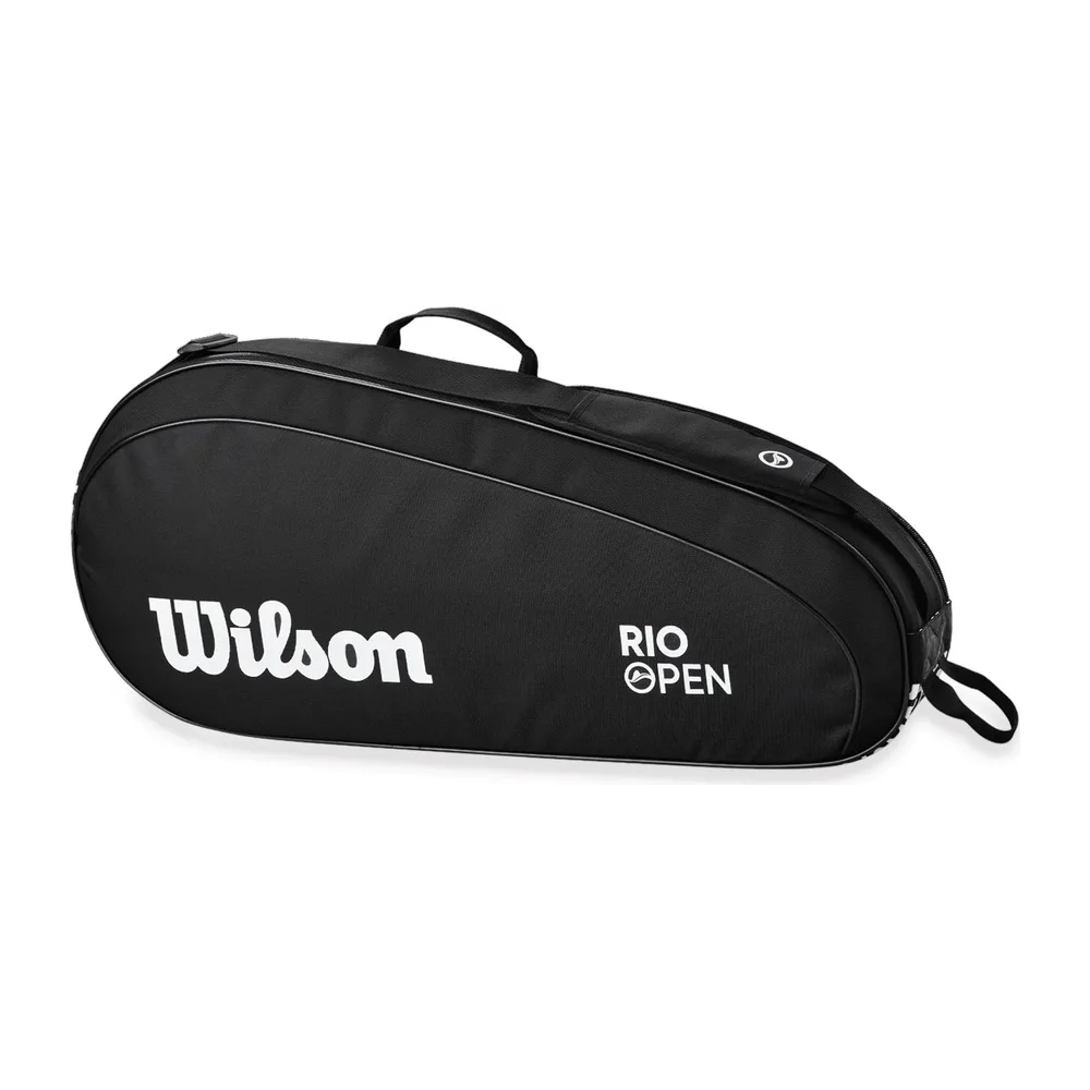 Raqueteira Wilson Team Rio Open 3pk 2026 — Preta
