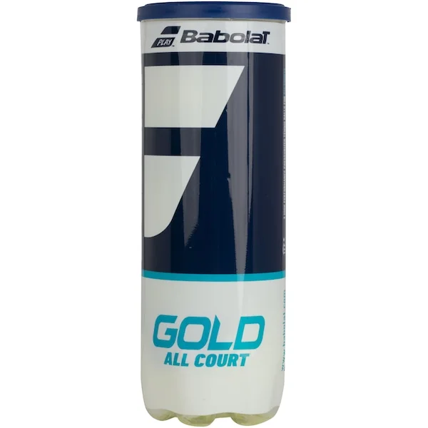 Bola de Tênis Babolat Gold All Court X3 Amarelo - 3 Unidades