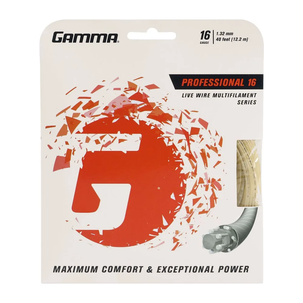 Corda de Tênis Gamma Live Wire Professional 1.32mm