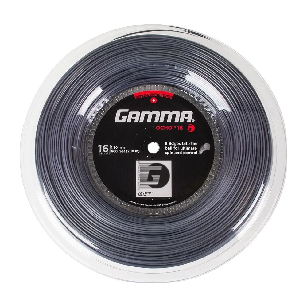 Corda de Tênis Gamma Ocho 1.30mm