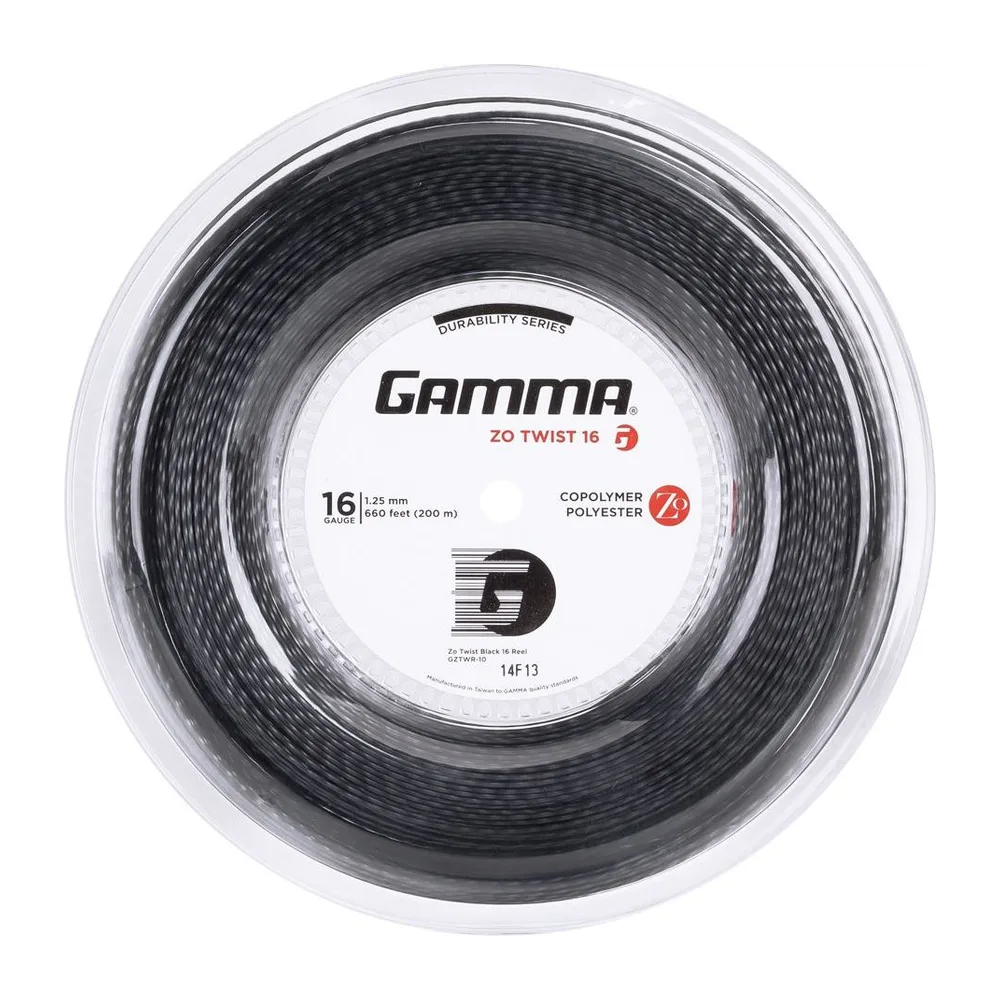 Corda de Tênis Gamma Zo Twist 1.25mm