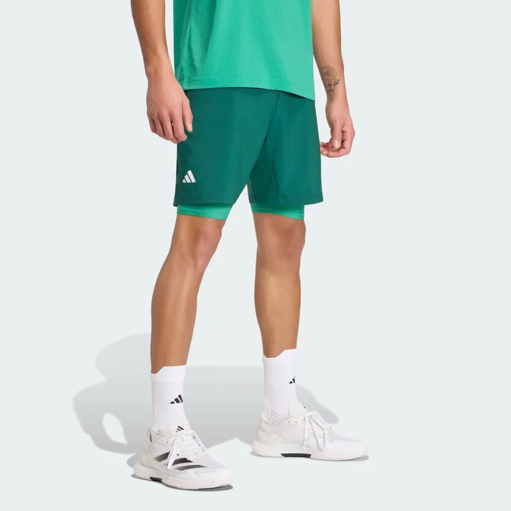 Shorts Adidas 2 Em 1 Club Climacool Masculino
