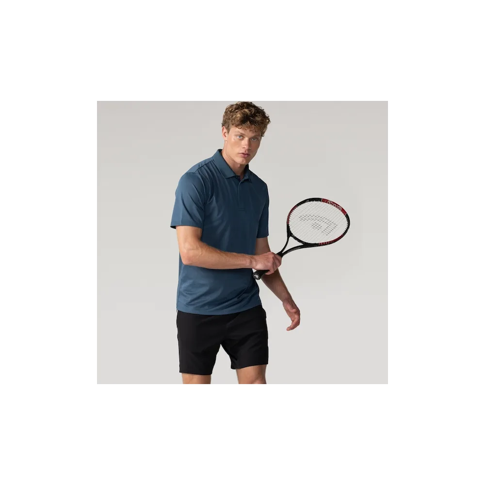 Camisa Polo Masculina ASICS Jacquard