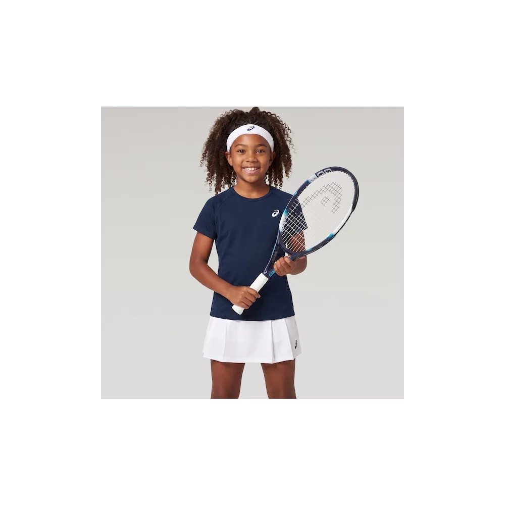 Camiseta Asics Emblema Racket Menina - Infantil