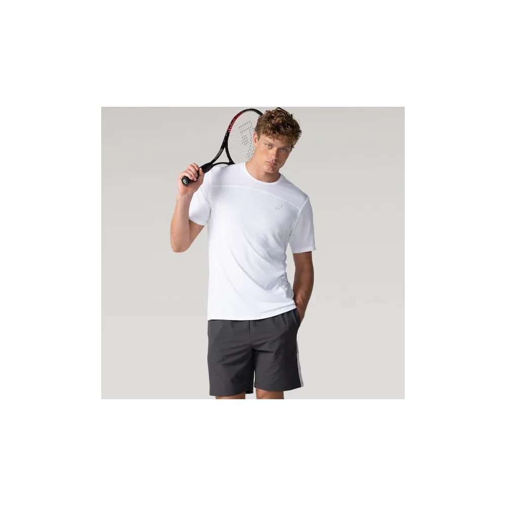 Camiseta ASICS Manga Curta Racket Recortada- Masculina